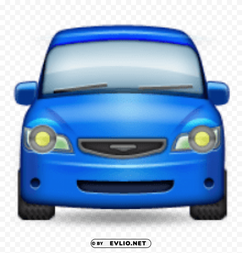 ios emoji oncoming automobile Transparent design PNG