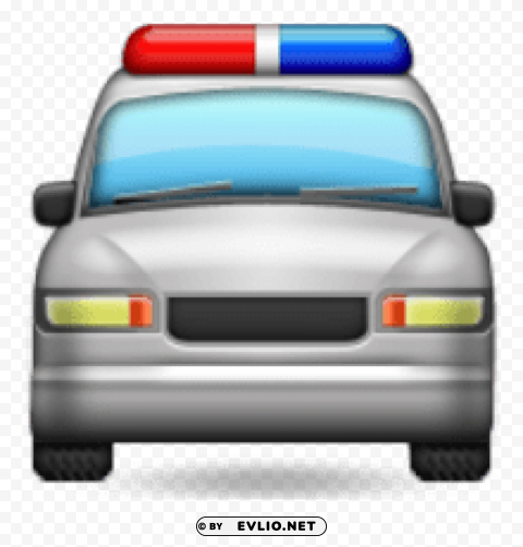 ios emoji oncoming police car Free download PNG images with alpha channel
