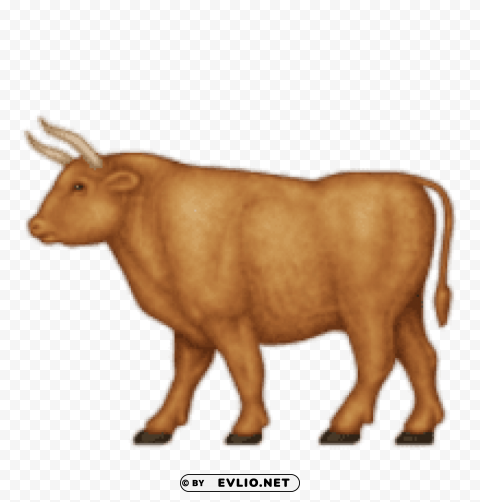 ios emoji ox High-resolution PNG images with transparent background