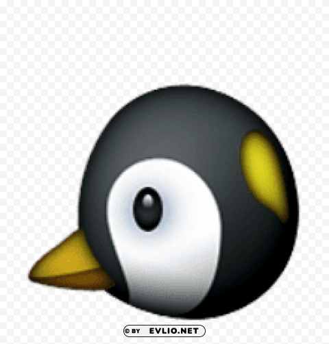 ios emoji penguin Transparent Background Isolation of PNG