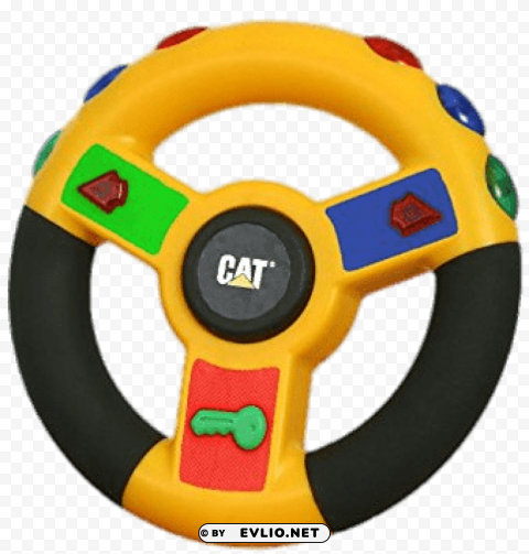 cat toy steering wheel Isolated Design Element in HighQuality PNG