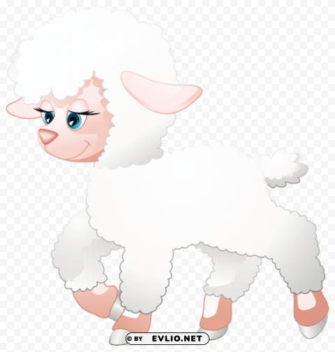 cute lamb transparent PNG high resolution free
