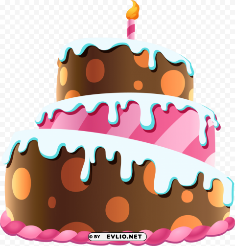 Format Birthday Cake PNG For Online Use
