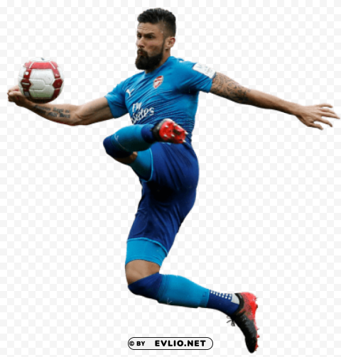 olivier giroud Clear Background Isolation in PNG Format