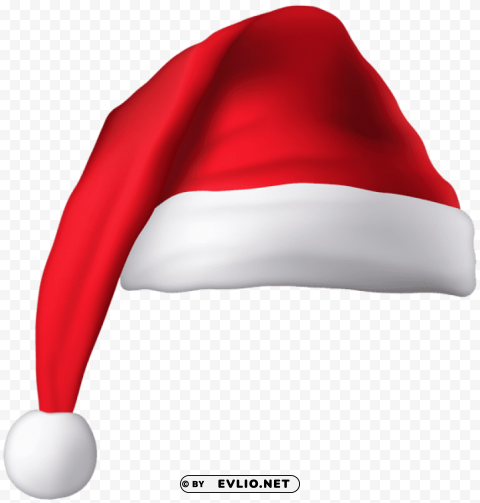red christmas santa hat PNG images for editing