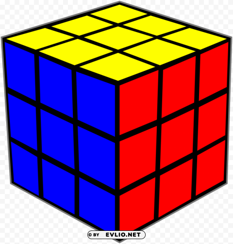 Rubiks Cube PNG Image With Clear Background Isolated