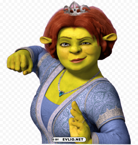 shrek fiona Isolated Item on Transparent PNG