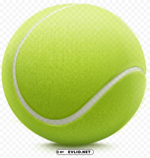 tennis ball drawing ClearCut Background PNG Isolated Subject
