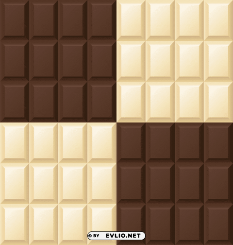 white and dark chocolate bars PNG high resolution free