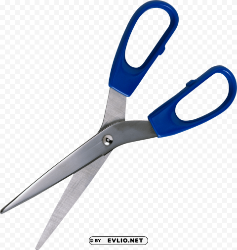 blue scissors PNG with no cost