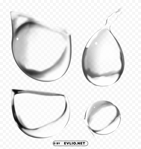 water Transparent PNG Isolated Illustrative Element