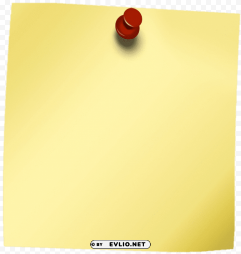 yellow sticky notes Isolated Subject in Transparent PNG Format clipart png photo - d91011a8