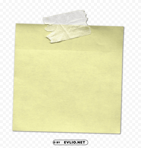 yellow sticky ntes Isolated PNG Object with Clear Background clipart png photo - 80a07f56