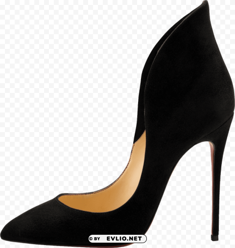 black louboutin women's PNG for educational use