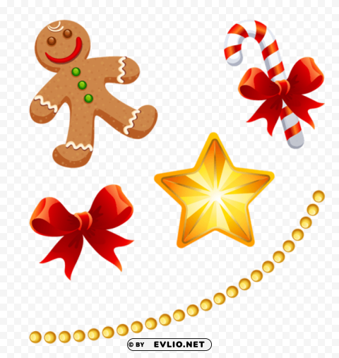 Christmas Decoratives PNG Transparent Photos Library