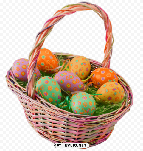easter basket PNG transparent pictures for editing clipart png photo - 56bb4175