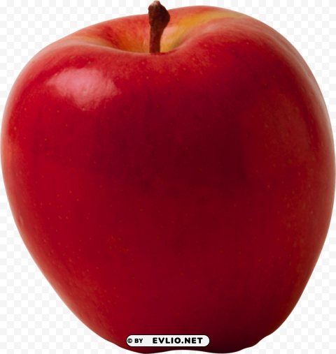 Red Apple PNG Design