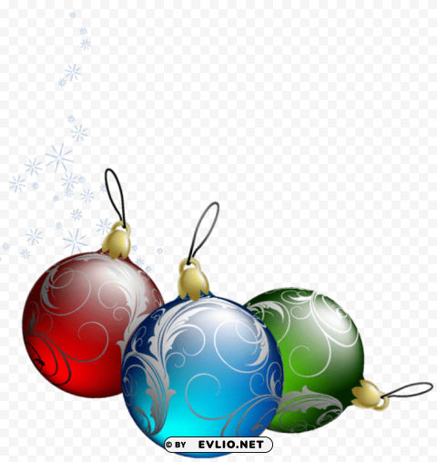 tree christmas ornaments PNG files with transparent elements wide collection