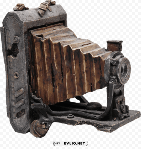 very old antique camera Isolated Design Element in HighQuality Transparent PNG