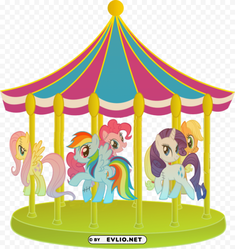 carousel Transparent PNG Object with Isolation