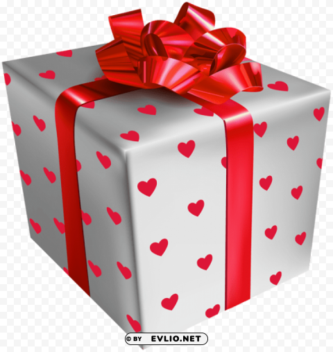 gift box with hearts transparent Clear background PNG images bulk