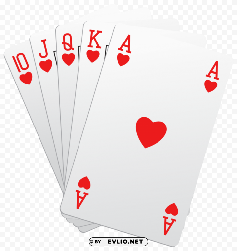 playing cards PNG files with clear backdrop assortment