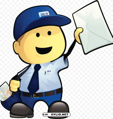 postman PNG images with no royalties