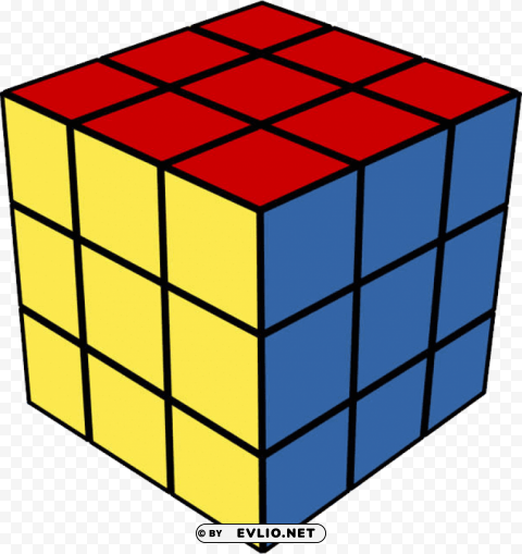 Rubiks Cube PNG Image With Isolated Graphic Element