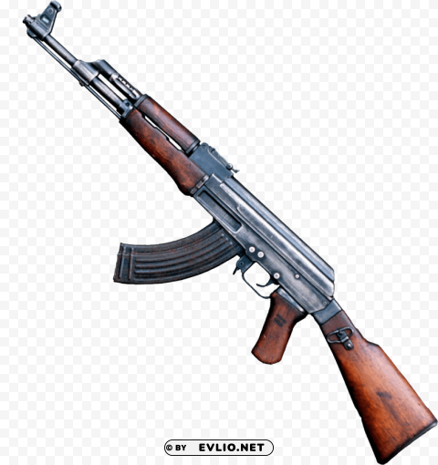 ak 47 with wooden grip PNG files with clear background bulk download