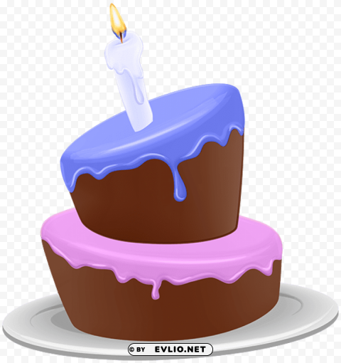 birthday cake Transparent PNG Isolated Item