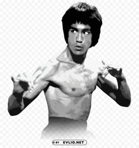 bruce lee PNG Image with Isolated Transparency