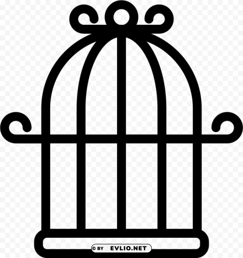 cage bird PNG Image Isolated on Transparent Backdrop