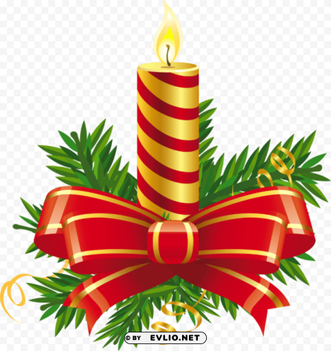 Christmas Candles Free PNG Images With Transparent Layers
