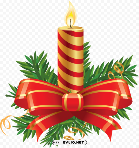christmas candle's Free transparent PNG