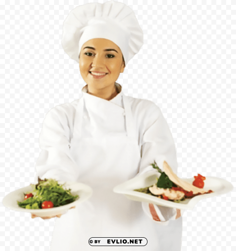 female chef Free PNG transparent images