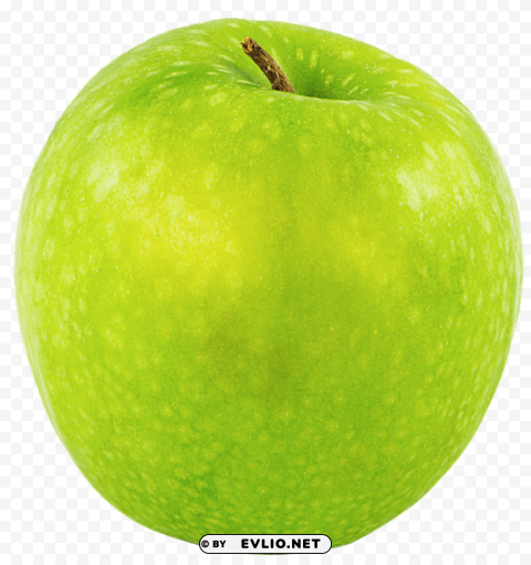 Green Apple PNG Isolated Object on Clear Background