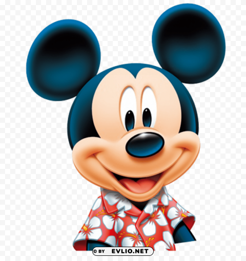 Smiling Mickey PNG Images Without Licensing