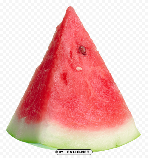 Watermelon Slice Isolated Item on Clear Transparent PNG