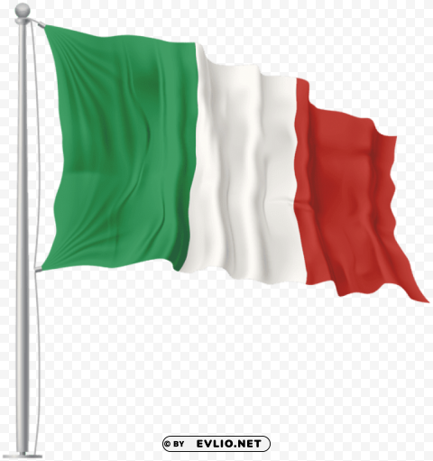 italy waving flag PNG files with clear background