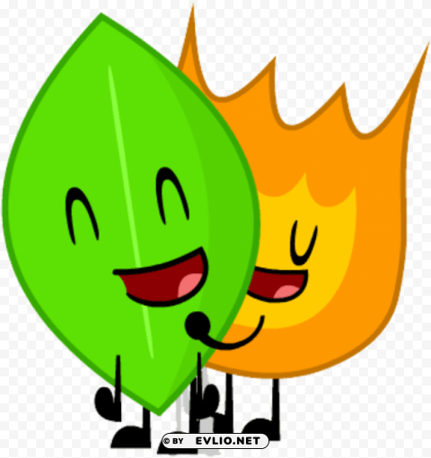 leafy x firey sex PNG for mobile apps