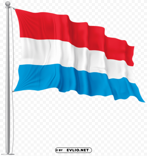 luxembourg waving flag PNG files with alpha channel