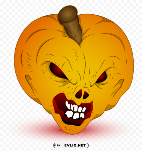 halloween transparent evil pumpkin PNG photo without watermark