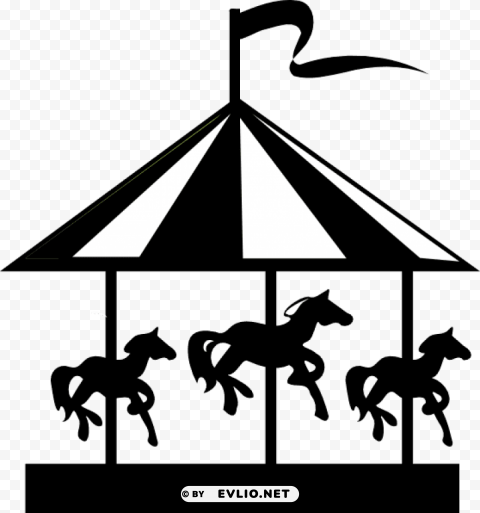 carousel Transparent PNG Isolated Subject