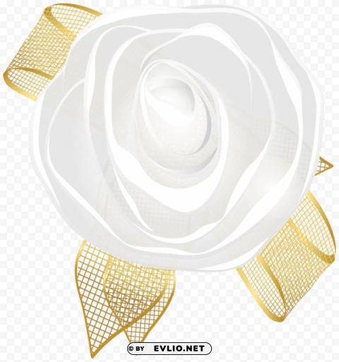 Decorative Wedding Rose PNG Image Isolated With Clear Transparency