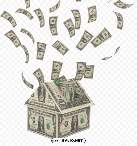 Transparent Background PNG of falling money Alpha channel transparent PNG - Image ID 44a29009