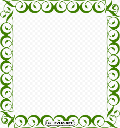 green border frame PNG images with transparent canvas comprehensive compilation