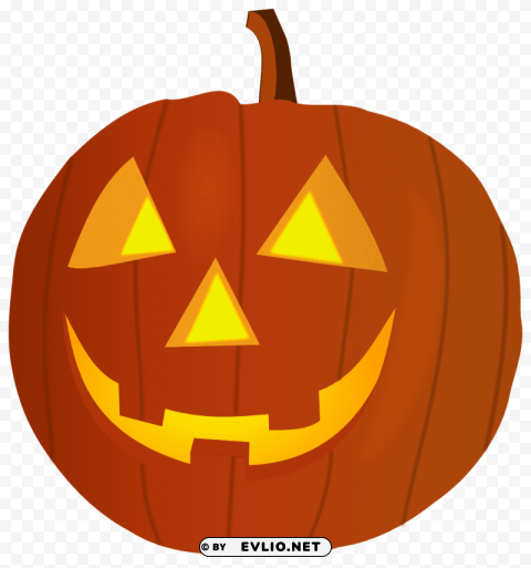 halloween pumpkin Isolated Item on Clear Transparent PNG clipart png photo - 67325faf