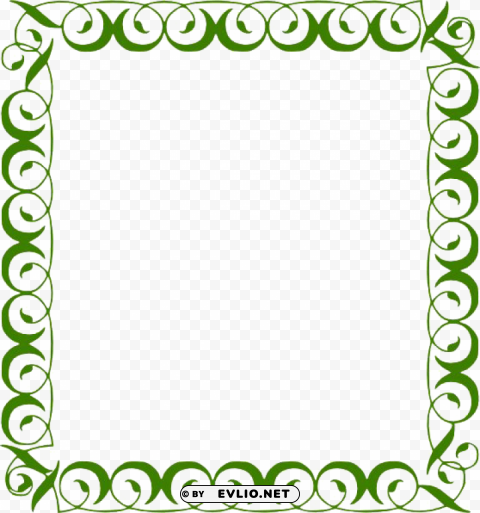 lime border frame Transparent PNG pictures complete compilation