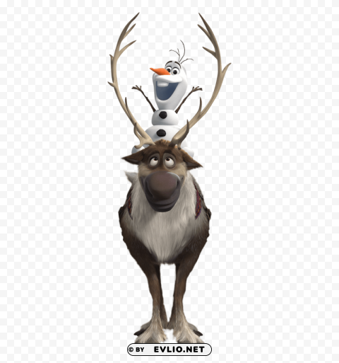 olaf on deer High-quality PNG images with transparency