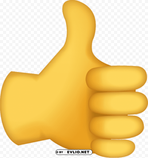 thumbs up sign emoji icon ios10 Transparent PNG images for design